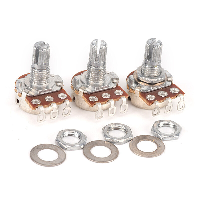 KM GUITAR VOLUME/TONE POT (CONTROLLER) A500K SPLIT SHAFT 18MM M288, NEOWOOD, GUITAR & BASS ACCESSORIES, neowood-guitar-bass-accessories-km-a500k-s-s, ZOSO MUSIC SDN BHD