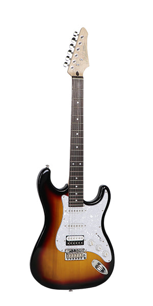J&d St Ds10h Stratocaster Electric Guitar Sunburst Sb (Hss)