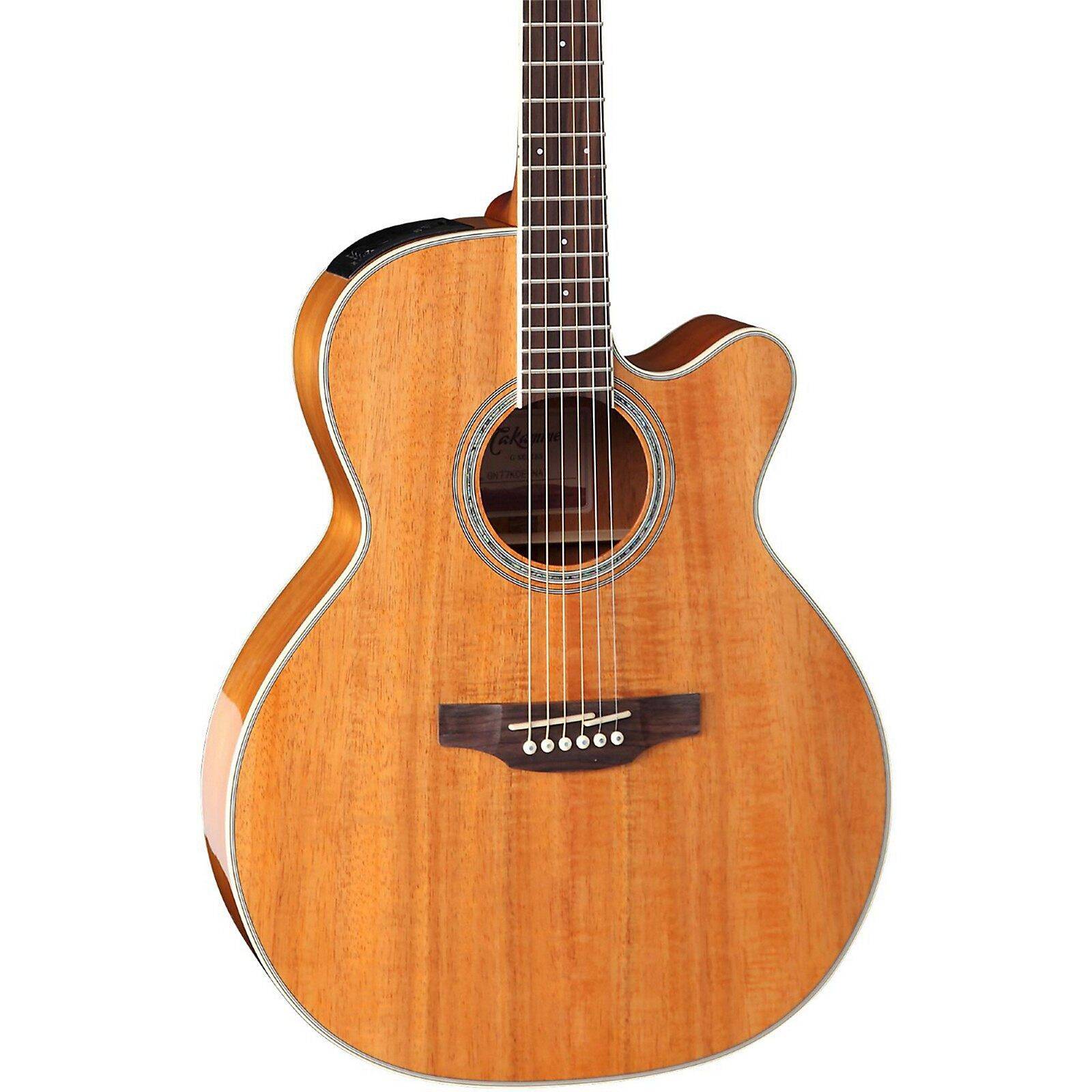 TAKAMINE GN77KCE NAT KOAWOOD CUTAWAY NEX BODY ACOUSTIC-ELECTRIC, TP-4TD PREAMP