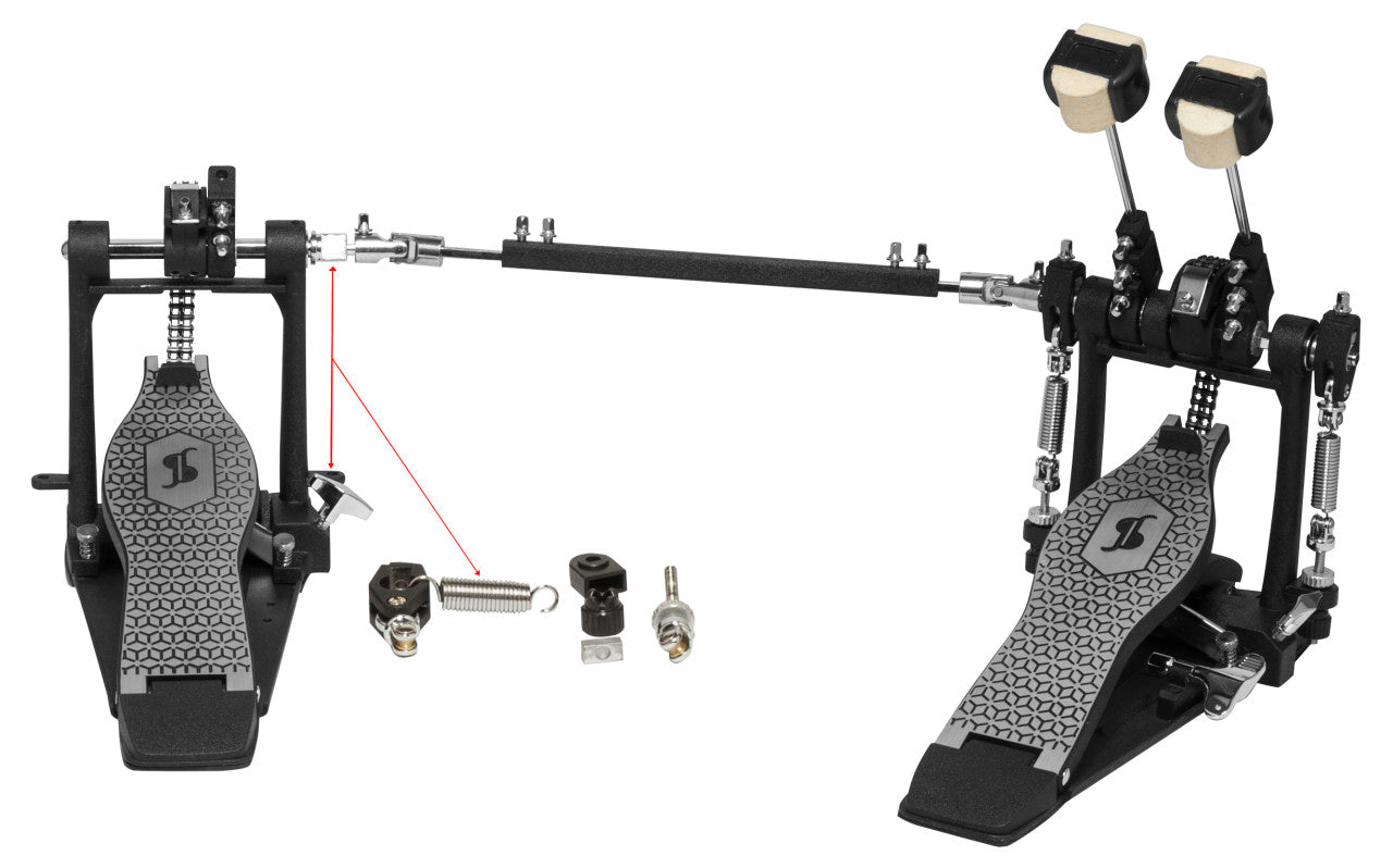 STAGG PPD-52 DOUBLE PEDAL WITH DOUBLE CHAIN, STAGG, DRUM HARDWARE, stagg-drum-hardware-ppd52, ZOSO MUSIC SDN BHD