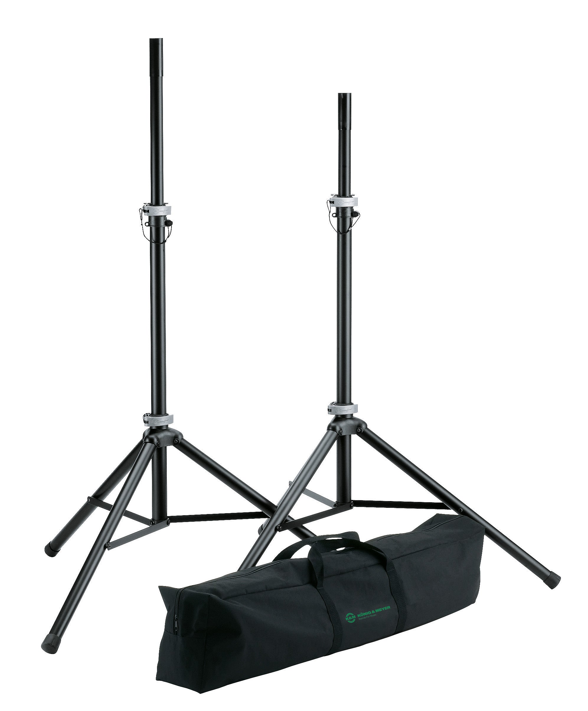 K&M 21459-000-55 21459 SPEAKER STAND PACKAGE, BLACK |  K&M |  STAND |  Zoso Music