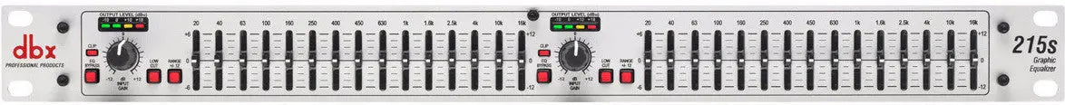 DBX 215S DUAL CHANNEL 15-BAND STEREO EQUALIZER | DBX , Zoso Music