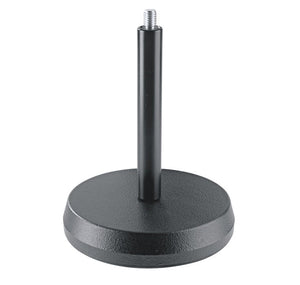 K&M 23200-300-55 TABLE MIC STAND, BLACK, 3/8INCH |  K&M |  STAND |  Zoso Music