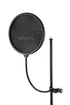 K&M 23966-000-55 POP SHIELD, BLACK LARGE SCREEN |  K&M |  STAND |  Zoso Music
