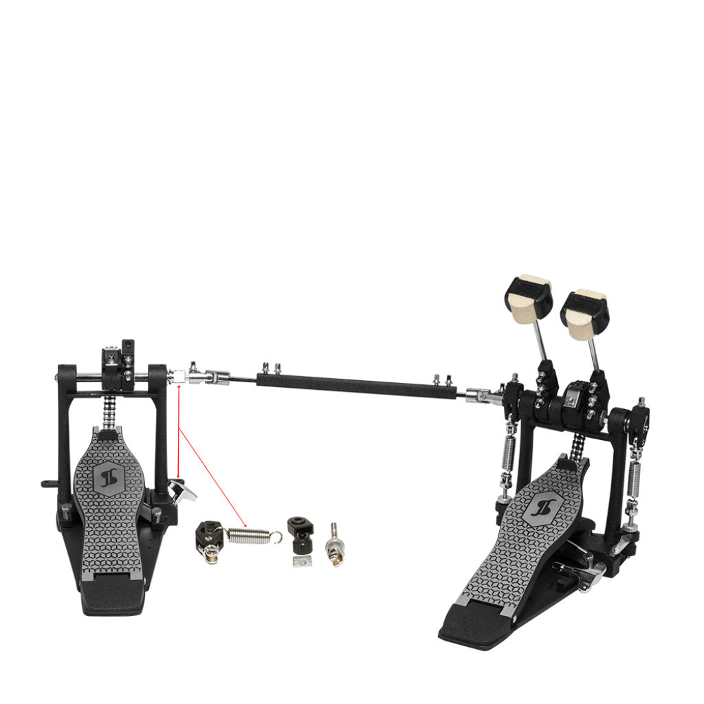 STAGG PPD-52 DOUBLE PEDAL WITH DOUBLE CHAIN, STAGG, DRUM HARDWARE, stagg-drum-hardware-ppd52, ZOSO MUSIC SDN BHD