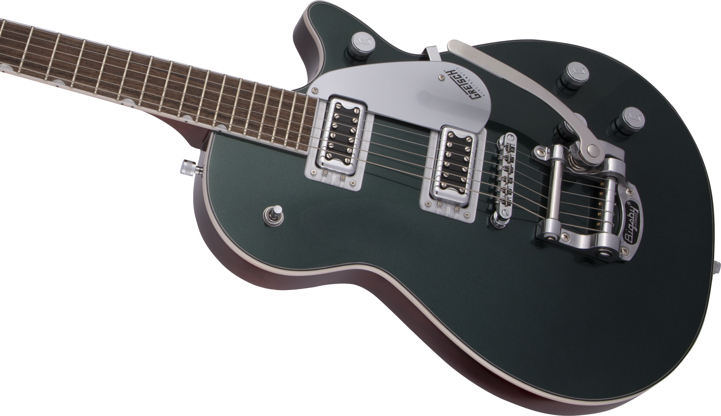 GRETSCH G5230T ELECTROMATIC JET FT SINGLE-CUT ELECTRIC GUITAR W/BIGSBY, CADILLAC GREEN