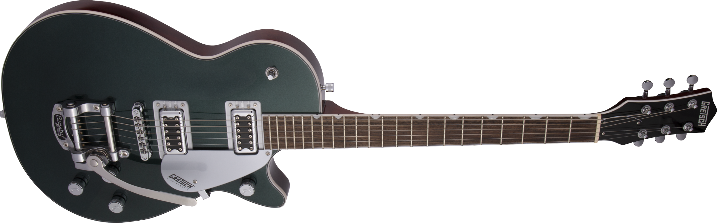 GRETSCH G5230T ELECTROMATIC JET FT SINGLE-CUT ELECTRIC GUITAR W/BIGSBY, CADILLAC GREEN