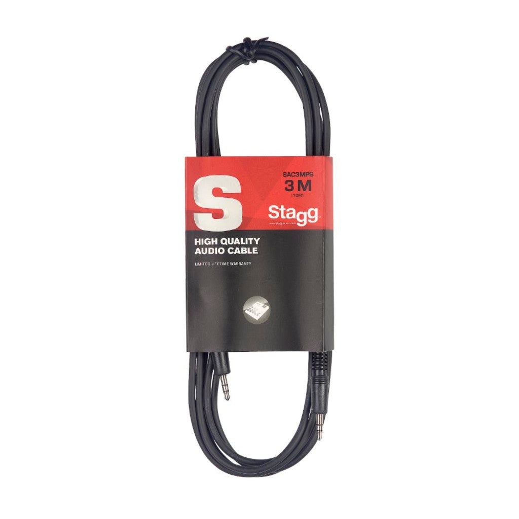 STAGG SAC2MPSMPSB AUDIO CABLE MINI JACK/MINI JACK (M/M) 2M (6