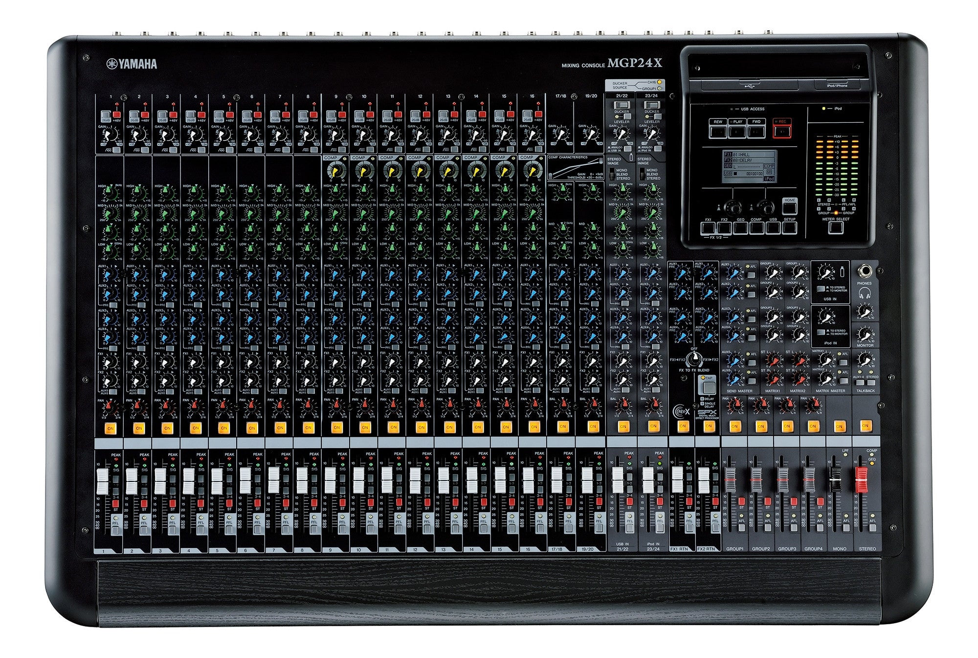 YAMAHA MIXER 24-CHANNEL, ANALOG MIXER, FX MGP24X, YAMAHA, MIXER, yamaha-mgp24x, ZOSO MUSIC SDN BHD