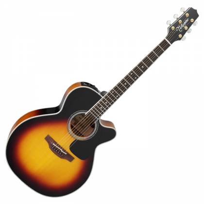 TAKAMINE P6NCBSB PRO SERIES NEX BODY CUTAWAY ACOUSTIC-ELECTRIC GUITAR, BROWN SUNBURST, CTP-3 PREAMP & HARD CASE (MADE IN JAPAN) |  TAKAMINE |  ACOUSTIC GUITAR |  Zoso Music