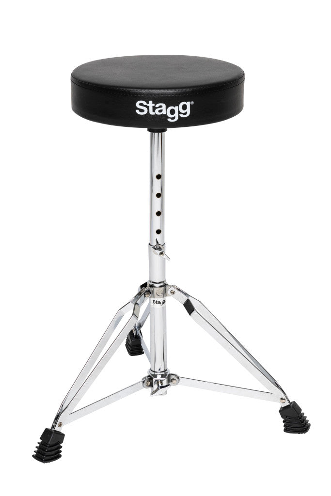 STAGG DT32 CHROME DOUBE BRACED DRUM THRONE, STAGG, DRUM HARDWARE, stagg-drum-hardware-dt32-cr, ZOSO MUSIC SDN BHD