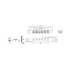 MINGS TM001 ELECTRIC GUITAR BRIDGE TUNE O MATIC THIN 11MM M4 THREAD CHROME, MINGS, GUITAR & BASS ACCESSORIES, mings-guitar-accessories-min-tm001, ZOSO MUSIC SDN BHD