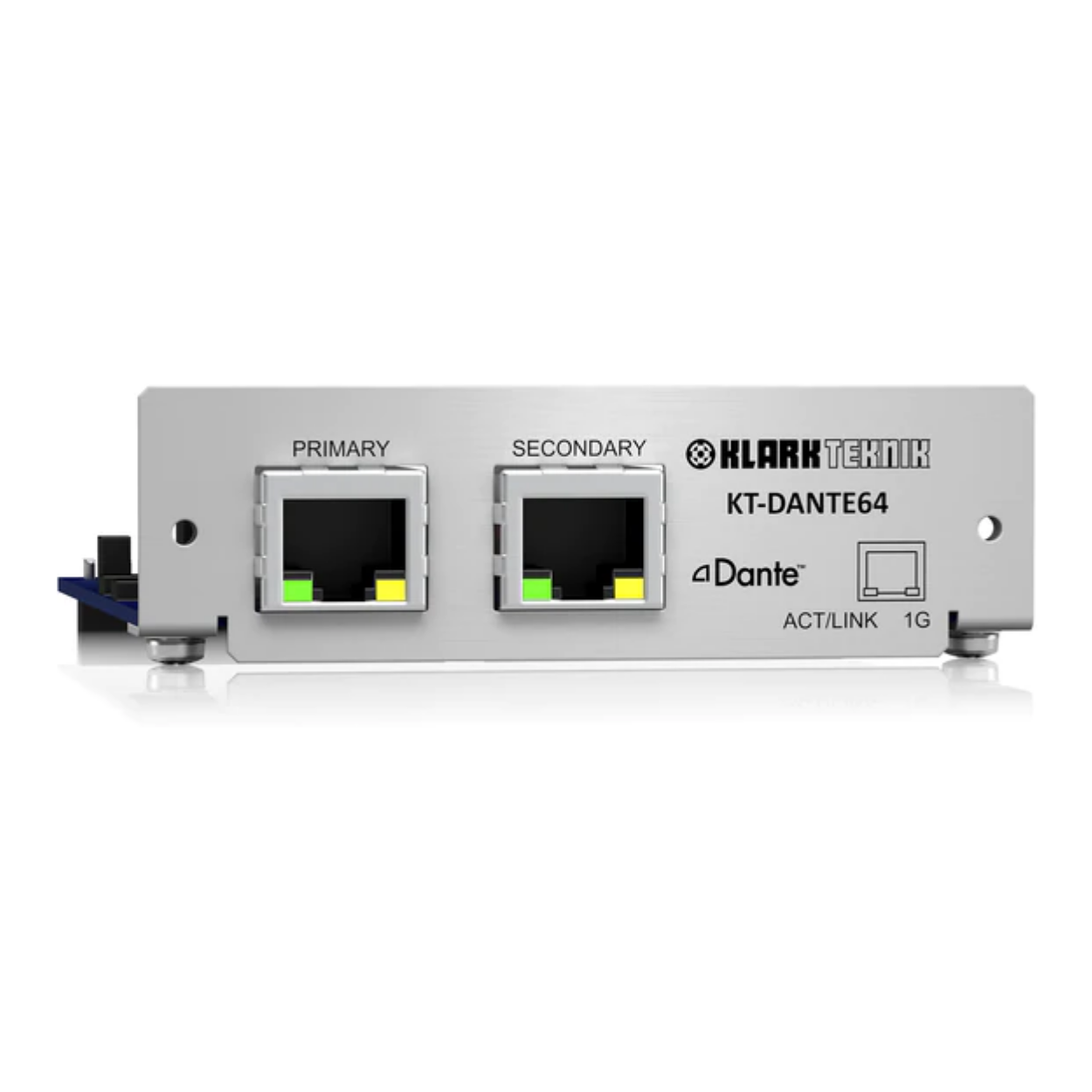 KLARK TEKNIK KT-DANTE64 AUDINATE DANTE NETWORK MODULE |  KLARK TEKNIK |  AUDIO PROCESSOR |  Zoso Music