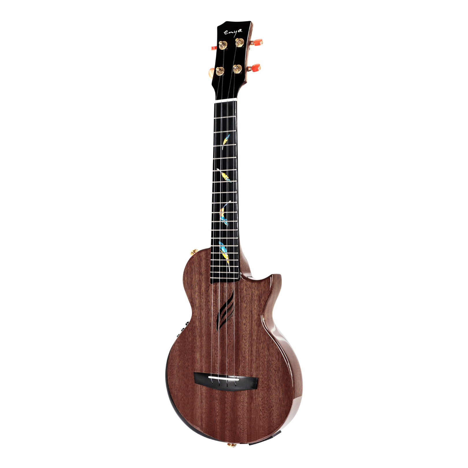 Enya EUT-FEAe Feather 26" Tenor Ukulele  With Bag, EQ | ENYA , Zoso Music