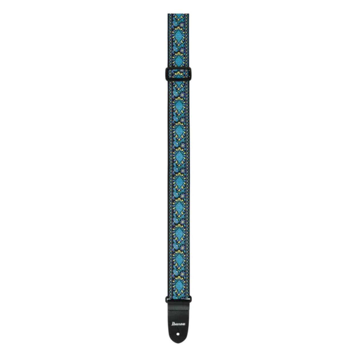 Ibanez Gsv50-p1 Vintage Style Strap, Light Blue |  IBANEZ |  STRAP |  Zoso Music