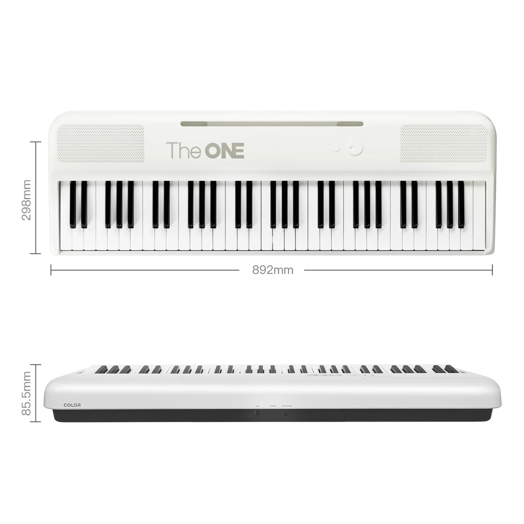 The One Colour 61 Keys Smart Keyboard w/LED & App