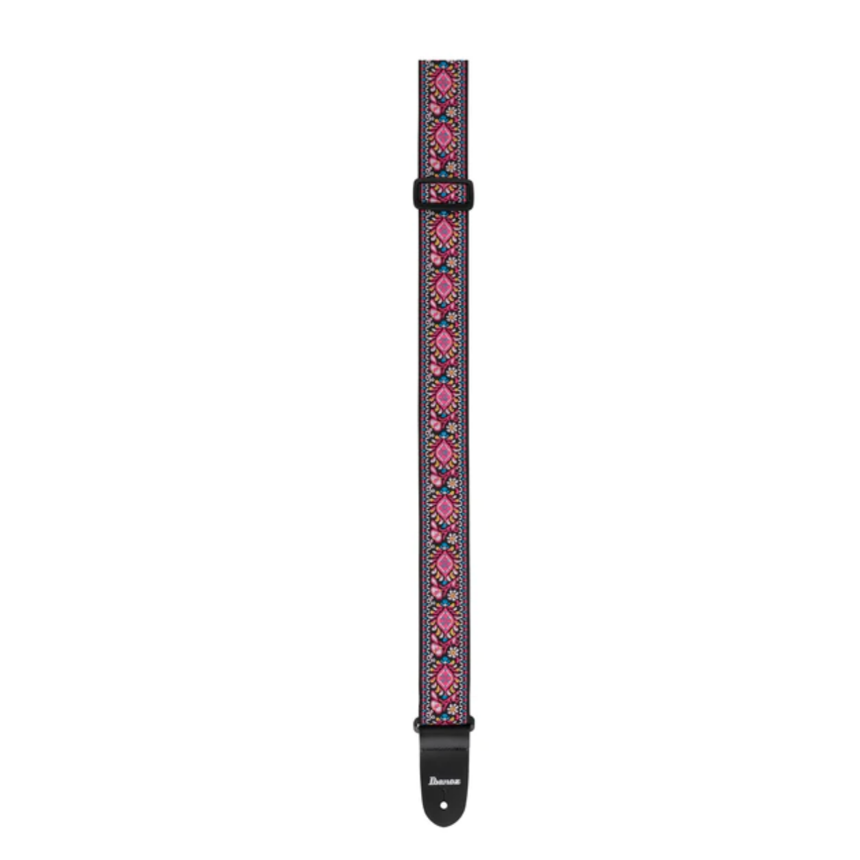 Ibanez Gsv50-p2 Vintage Style Strap, Pink |  IBANEZ |  STRAP |  Zoso Music