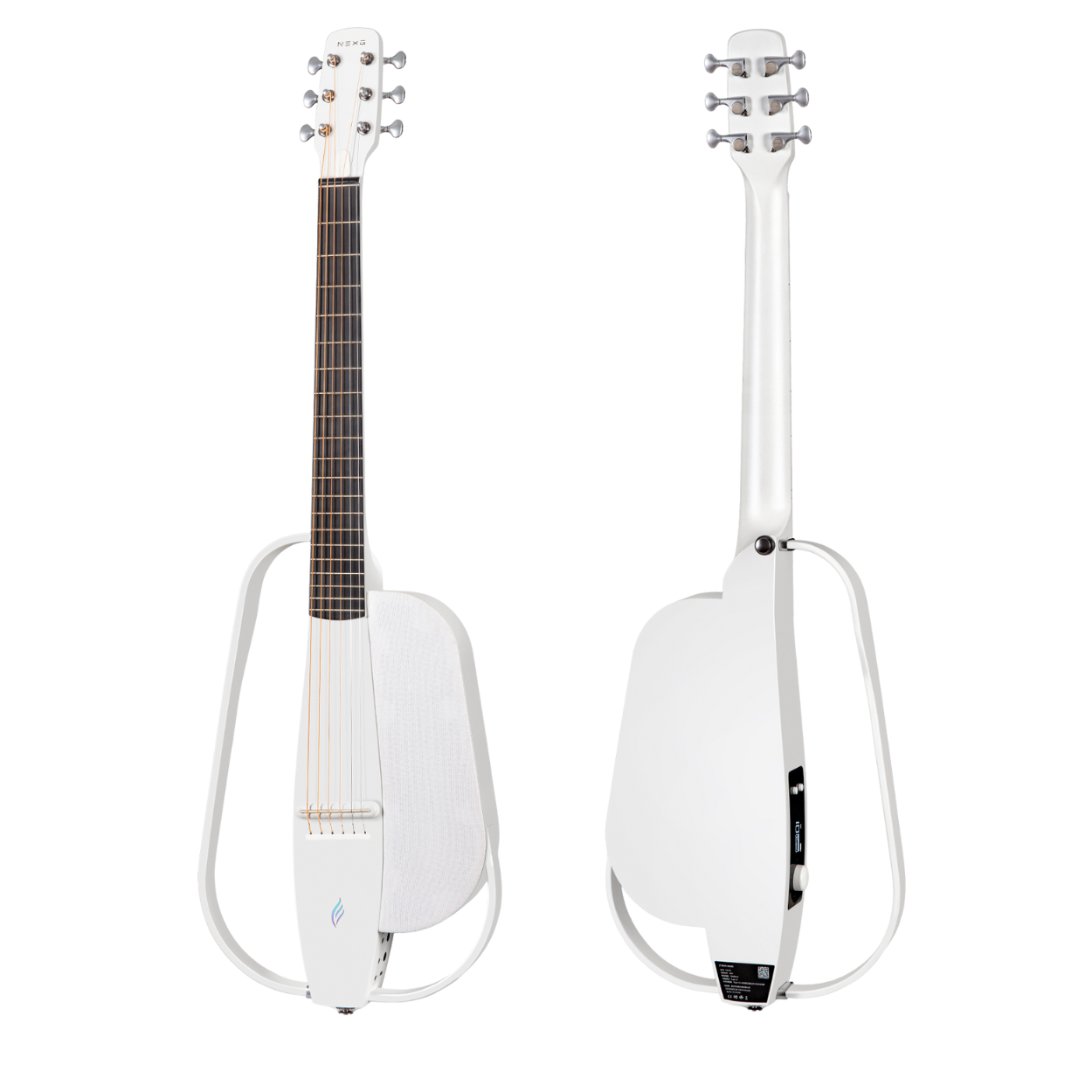 ENYA NEXG SMART AUDIO GUITAR WHITE BASIC PACKAGE W/HARMAN KARDON SPEAKER, BAG | ENYA , Zoso Music