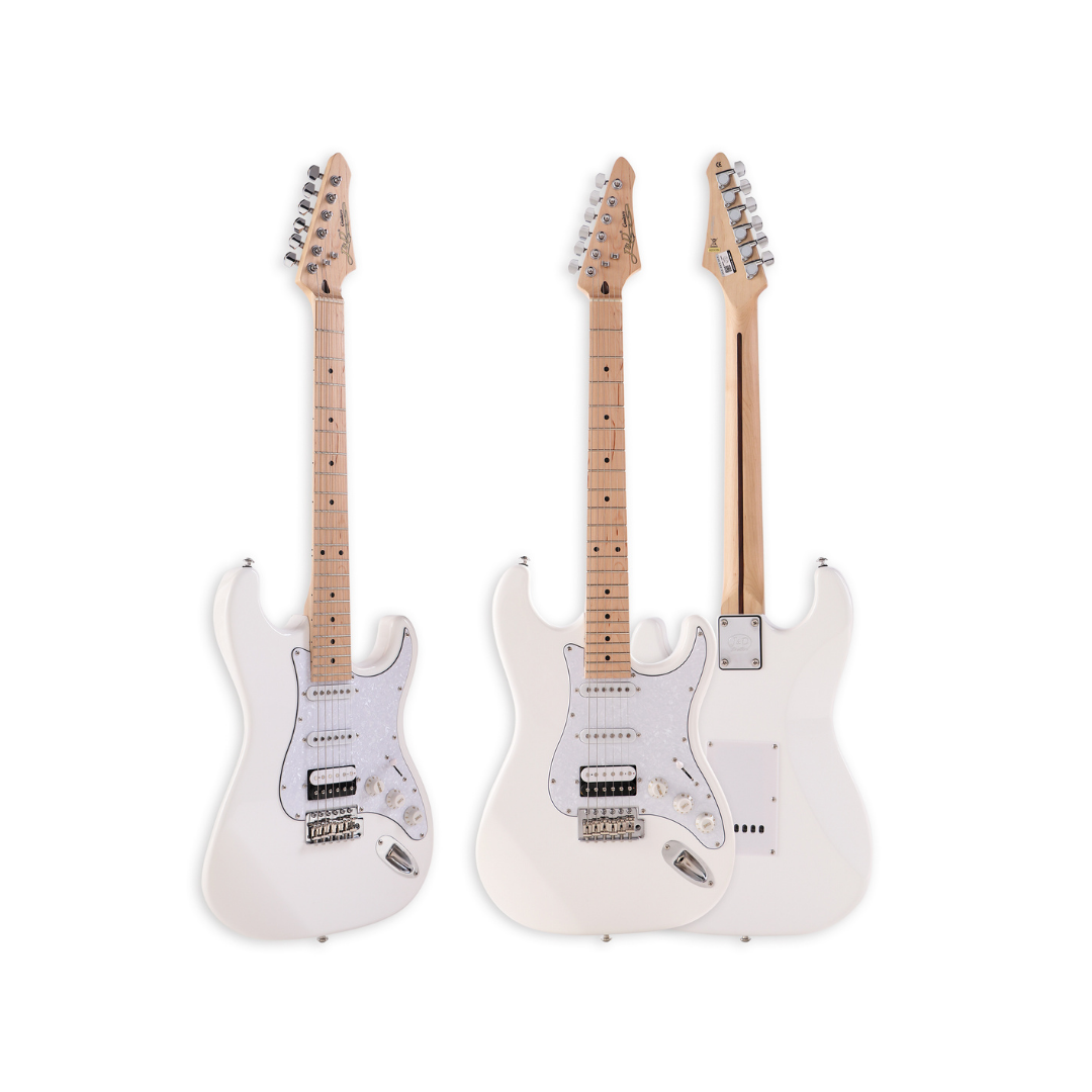 J&D ST STANDARD STRATOCASTER SSS ELECTRIC GUITAR IVORY, J&D, ELECTRIC GUITAR, j-d-electric-guitar-st-std-iv, ZOSO MUSIC SDN BHD