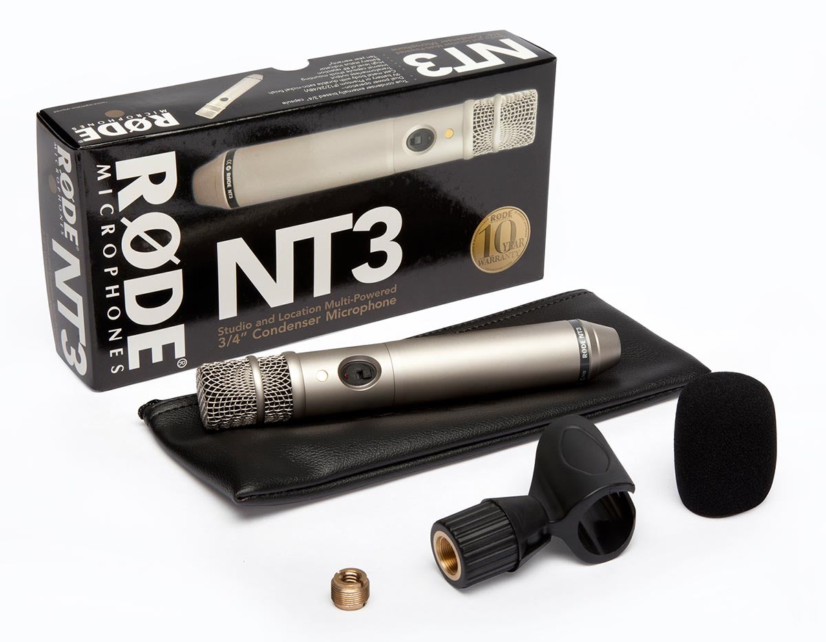 Rode NT3 Medium-diaphragm Condenser Microphone (NT-3) 10 Years Warranty [Made in Australia], RODE, CONDENSER MICROPHONE, rode-condenser-microphone-nt3, ZOSO MUSIC SDN BHD