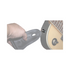 MINGS SP001 ELECTRIC GUITAR STRAP PIN/BUTTON MUSHROOM CR, MINGS, GUITAR & BASS ACCESSORIES, mings-guitar-accessories-min-sp001, ZOSO MUSIC SDN BHD