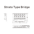 MINGS FB001 ELECTRIC GUITAR BRIDGE FIXED STRATOCASTER 6 HOLE 10.5MM BLOCK SADDLE CHROME, MINGS, GUITAR & BASS ACCESSORIES, mings-guitar-accessories-min-fb001, ZOSO MUSIC SDN BHD