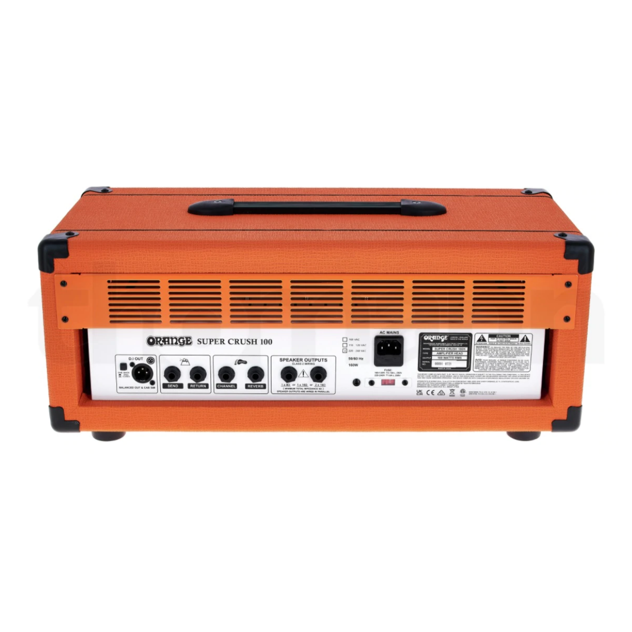 Orange Super Crush 100h  Electric Guitar Amp Head 100watts Solid State Head |  ORANGE |  Musical Instrument Amplifiers |  Zoso Music