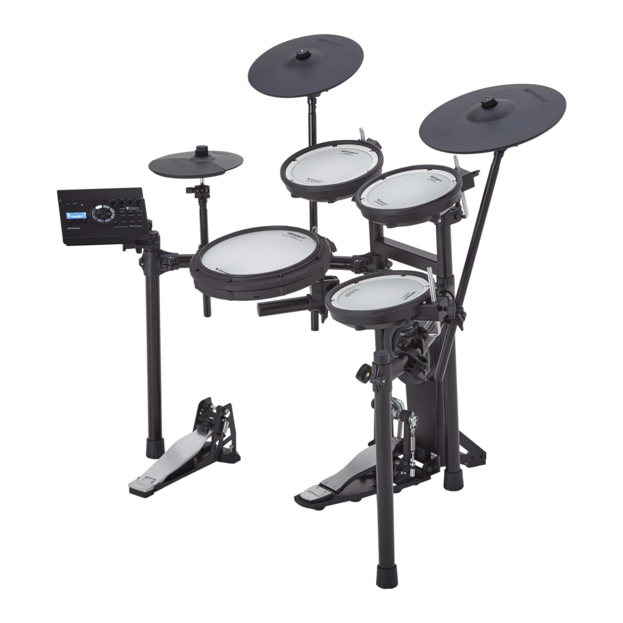 Roland TD-17KV Gen 2 V-Drums Digital Drum Electronic Drum with RH-5 Headphone, Kick Pedal, Drum Throne and Drumsticks