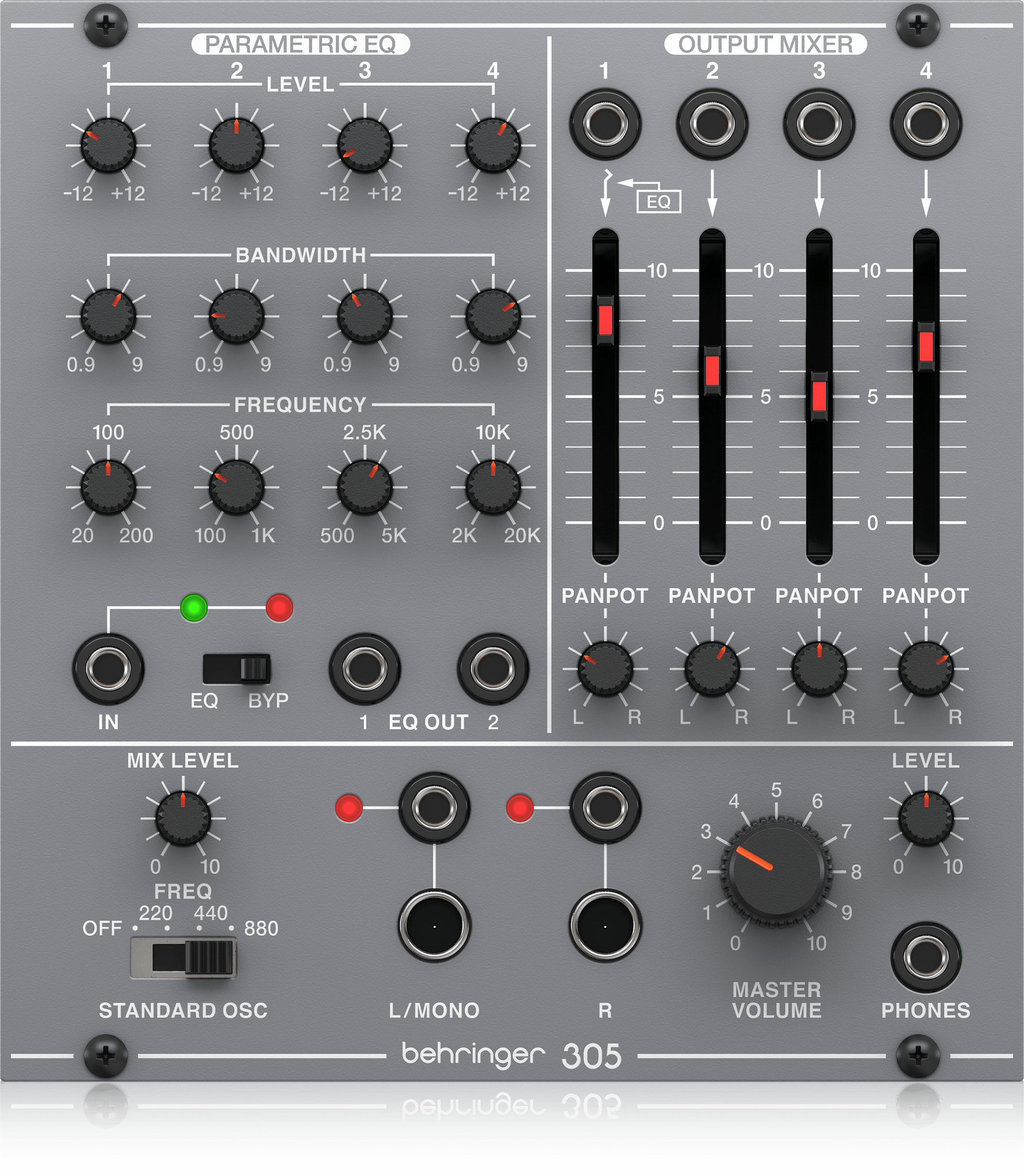 Behringer 305 EQ / Mixer / Output Eurorack Module | BEHRINGER , Zoso Music