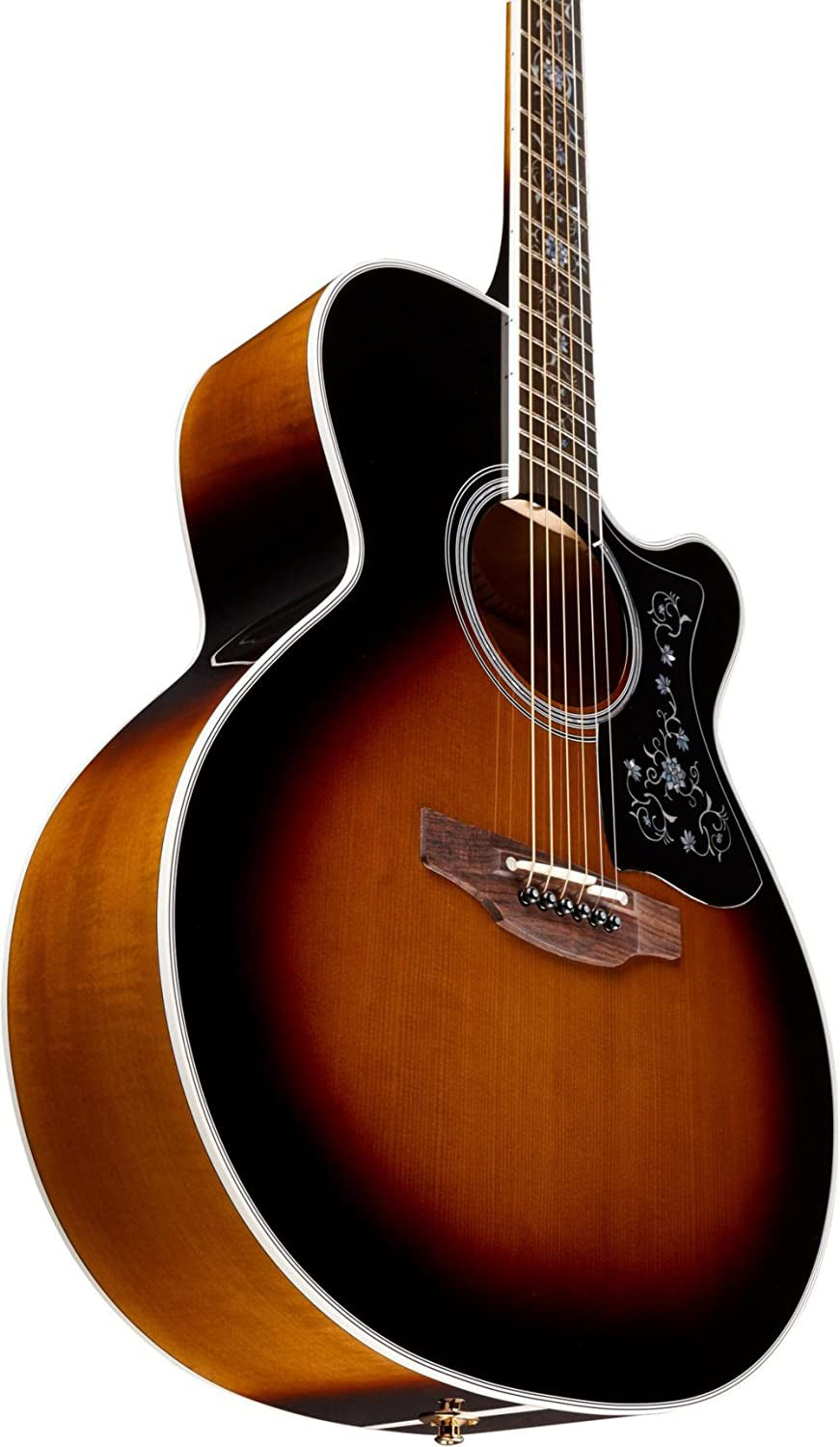 TAKAMINE EF450C-TT BSB THERMAL TOP SERIES NEX CUTAWAY ACOUSTIC-ELECTRIC GUITAR, BROWN SUNBURST, TLD-2 PREAMP & HARD CASE (MADE IN JAPAN)