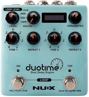 Nux NDD-6 Verdugo Series Duo Time Delay Pedal |  NUX |  EFFECTS |  Zoso Music