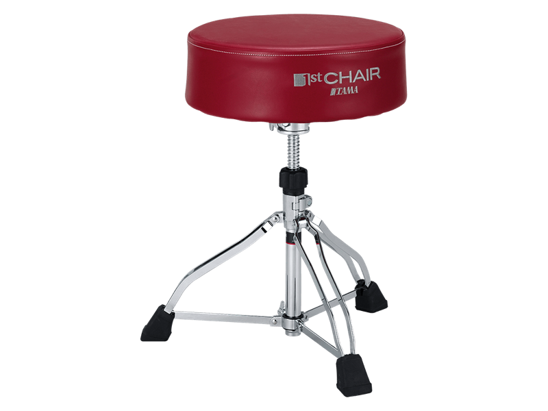 Tama HT830R 1st Chair Round Rider XL Trio Drum Throne, Red, TAMA, DRUM HARDWARE, tama-drum-hardware-ht830r, ZOSO MUSIC SDN BHD