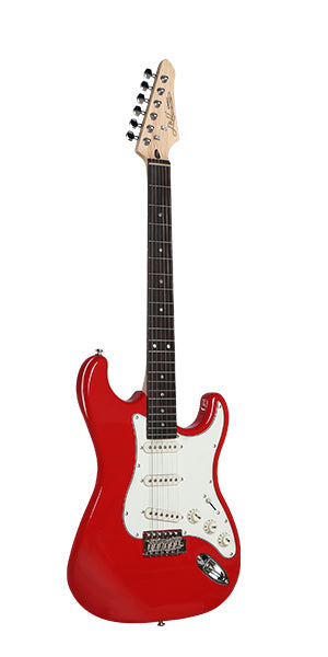 J&d St Ds10h Stratocaster Electric Guitar Red Rd (Hss)