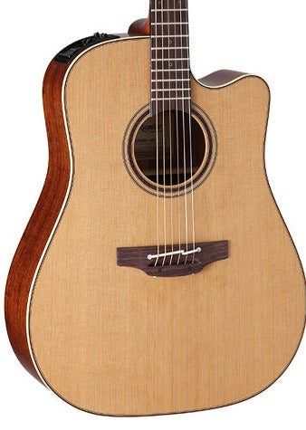 Takamine CP3DC OV Custom Pro Series Dreadnought Cutaway, CTP-3 Preamp Acoustic-Electric Guitar with Hard Case (Made In Japan)