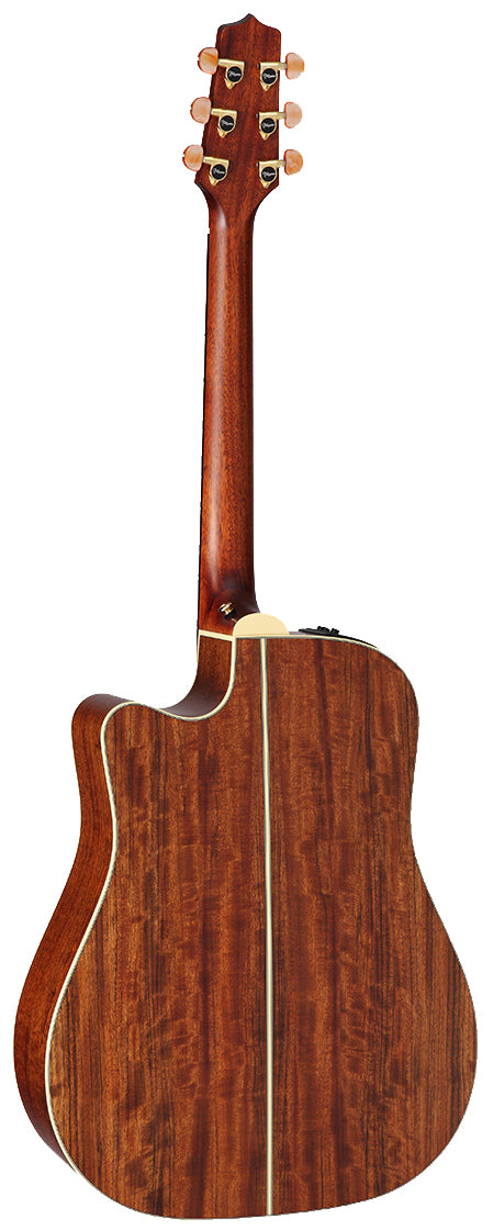 Takamine CP3DC OV Custom Pro Series Dreadnought Cutaway, CTP-3 Preamp Acoustic-Electric Guitar with Hard Case (Made In Japan)