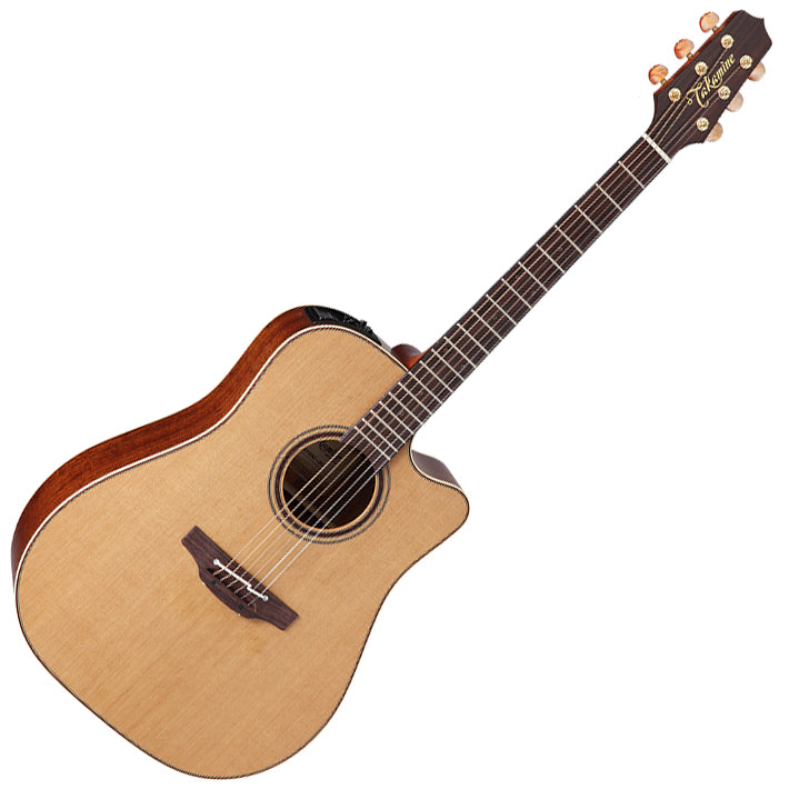 Takamine CP3DC OV Custom Pro Series Dreadnought Cutaway, CTP-3 Preamp Acoustic-Electric Guitar with Hard Case (Made In Japan)