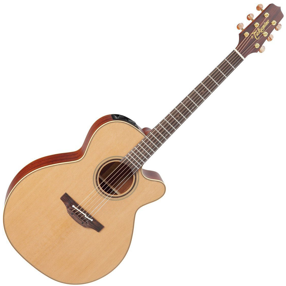 TAKAMINE CP3NC OV CUSTOM PRO SERIES NEX BODY CUTAWAY ACOUSTIC-ELECTRIC GUITAR, CTP-3 PREAMP & HARD CASE (MADE IN JAPAN)