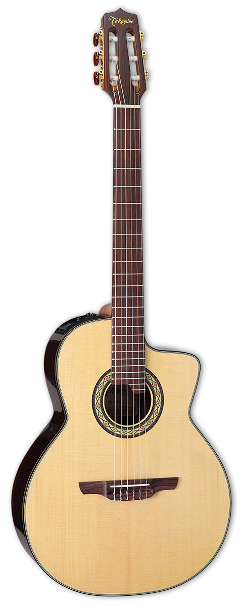 TAKAMINE TC135SC CLASSICAL GUITAR | FCN CUTAWAY | NATURAL GLOSS | COOLTUBE (CTP-3) PREAMP | WITH CASE | MADE IN JAPAN