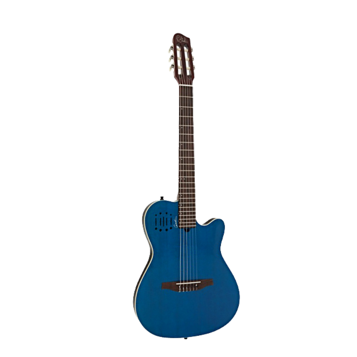 GODIN MULTIAC NYLON ENCORE TRANS BLUE LTD ELECTRIC GUITAR CLASSICAL GUITAR