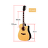 Enya ED-18NA 41" Cutaway Acoustic Guitar With Bag And Accessories | ENYA , Zoso Music
