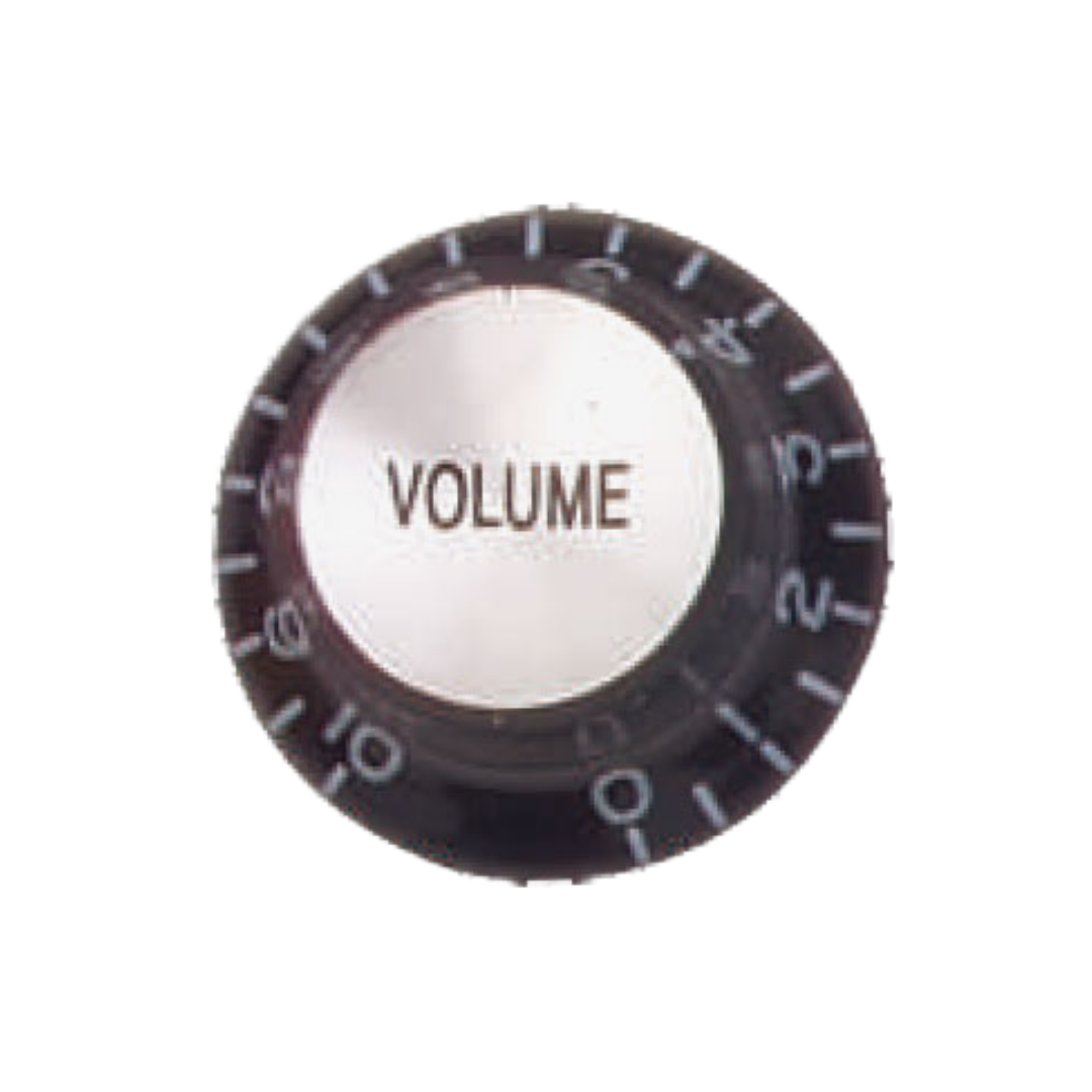 MINGS PN-P3V ELECTRIC GUITAR GIBSON SKIRT VOLUME KNOB BLACK, MINGS, GUITAR & BASS ACCESSORIES, mings-guitar-accessories-min-pn-p3v, ZOSO MUSIC SDN BHD