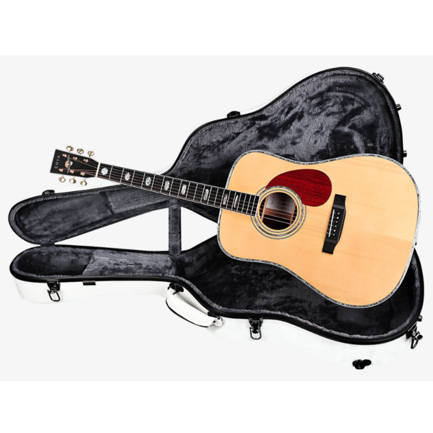 Enya T10-OM 41" Adirondack Red Spruce Solid Top Acoustic Guitar | ENYA , Zoso Music