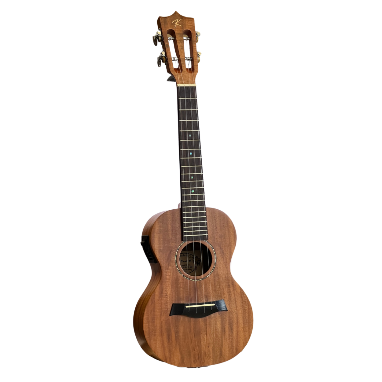 KAKA 23IN CONCERT UKULELE SOLID TOP ACACIA KUC-70 W/BAG SAPELE & W/EQ (B1U.EQ)