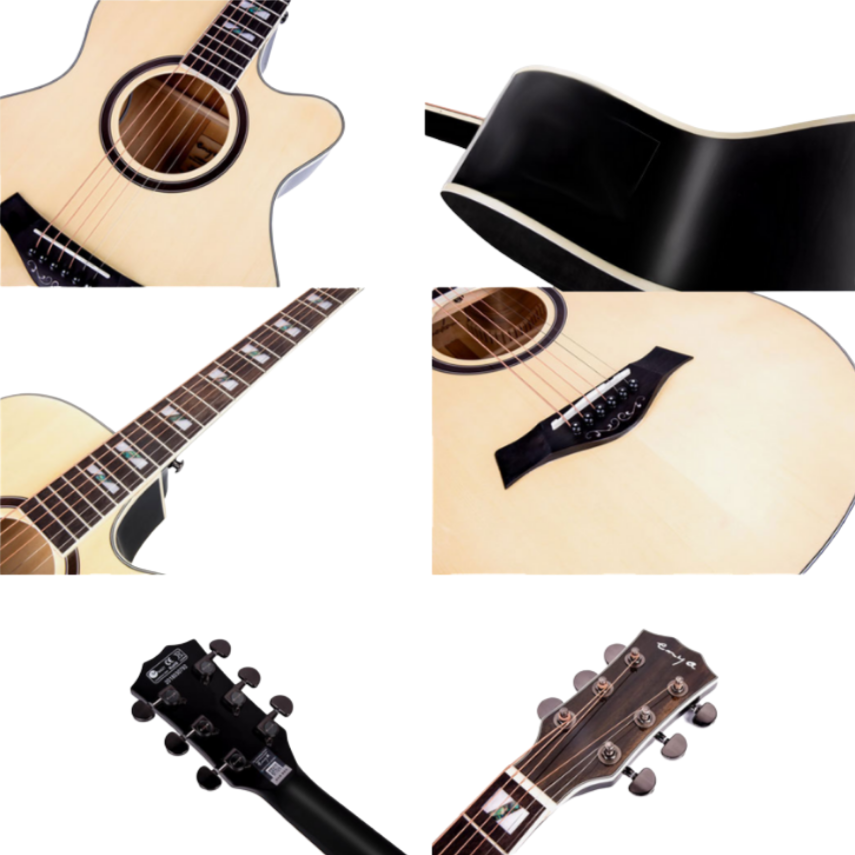 Enya EF-18NA 40" Acoustic Guitar Laminate Englemann Spruce Top With Bag And Accessories | ENYA , Zoso Music