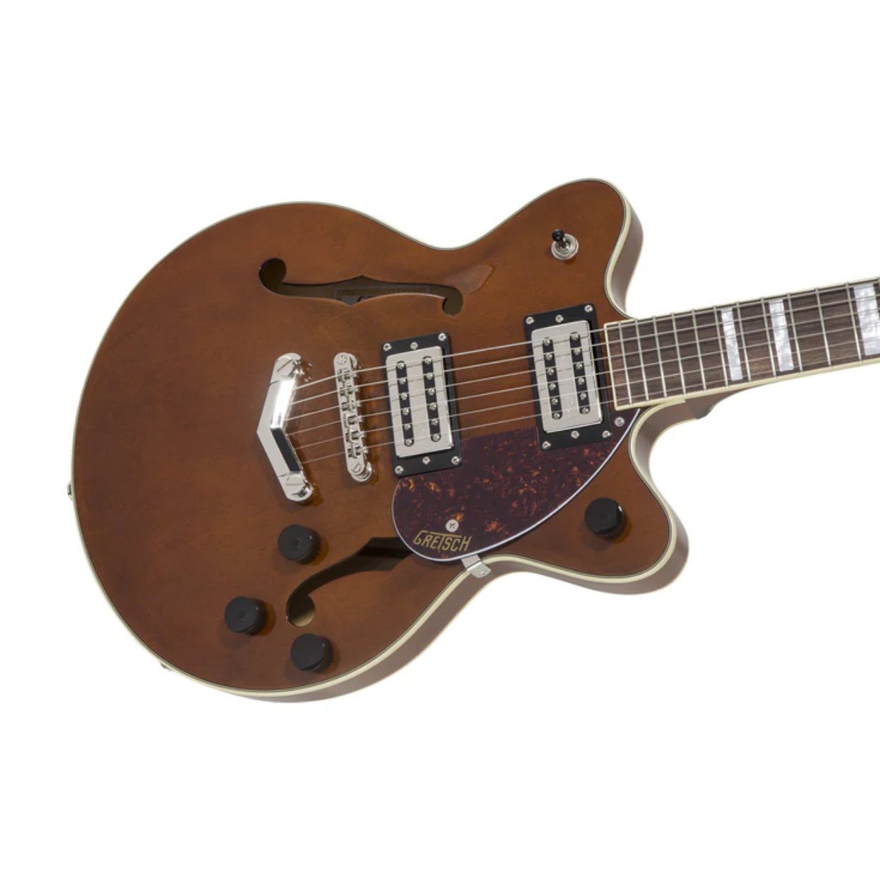 Gretsch G2655T Streamliner Centre Block Jr Double-Cut Guitar w/V-Stoptail, Single Barrel Stain |  GRETSCH |  ELECTRIC GUITAR |  Zoso Music