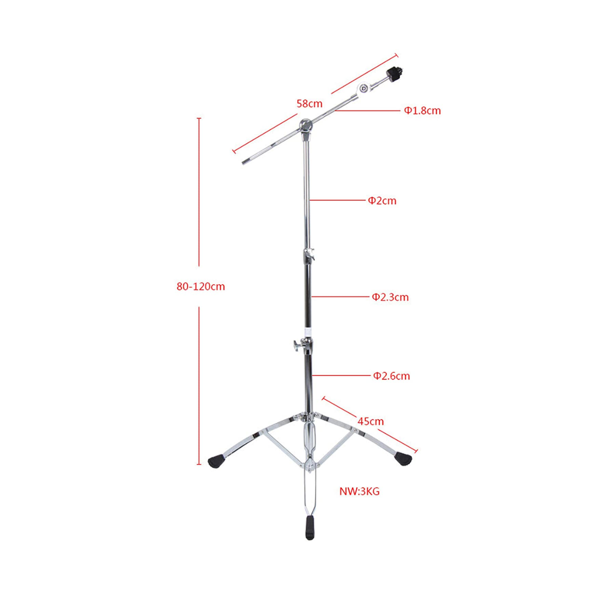 NEOWOOD G410 BOOM CYMBAL STAND