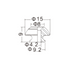 MINGS SP001 ELECTRIC GUITAR STRAP PIN/BUTTON MUSHROOM CR, MINGS, GUITAR & BASS ACCESSORIES, mings-guitar-accessories-min-sp001, ZOSO MUSIC SDN BHD