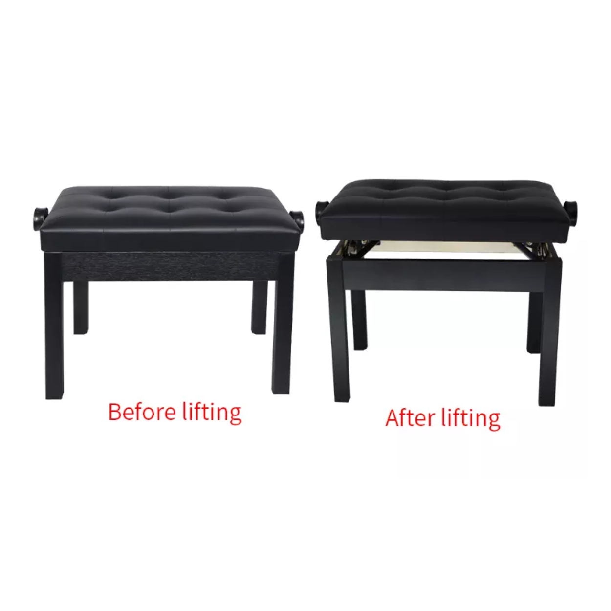 NEOWOOD BA212 ADJUSTABLE PIANO STOOL (ONE SEATED) |  NEOWOOD |  KEYBOARD & PIANO ACCESSORIES |  Zoso Music