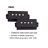 MINGS ELECTRIC JAZZ BASS PICKUPS, MINGS, GUITAR & BASS ACCESSORIES, mings-guitar-accessories-min-pbo-4010, ZOSO MUSIC SDN BHD