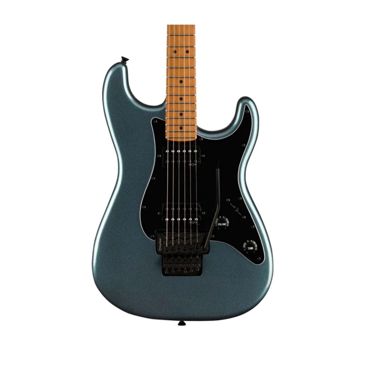 Squier Contemporary Stratocaster HH Floyd Rose Electric Guitar, Gunmetal Metallic |  SQUIER BY FENDER |  ELECTRIC GUITAR |  Zoso Music